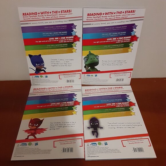 Ready To Read PJ Masks Level 1 Set of 4 books NEW - Picture 2 of 2